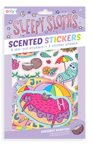 Scented Scratch Stickers: Sleepy Sloths