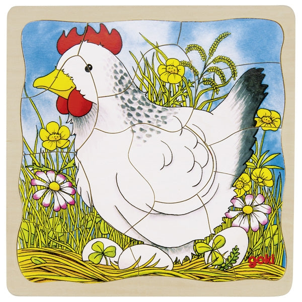 Goki Layer Puzzle: Chicken
