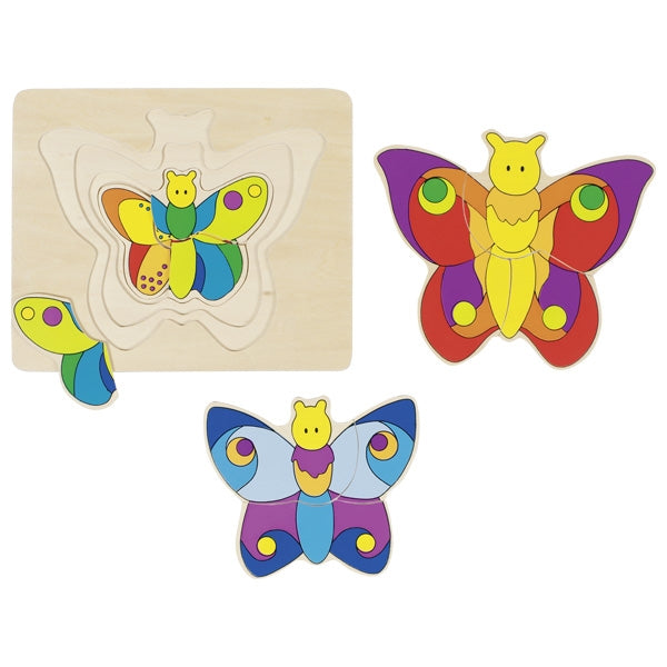 Goki Layer Puzzle: Butterfly
