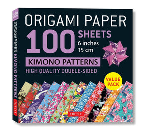 Origami Paper 100 sheets Kimono patterns 6"
