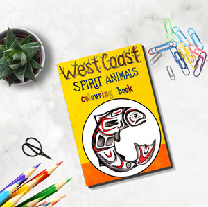 West Coast Spirit Animals Colouring Book
