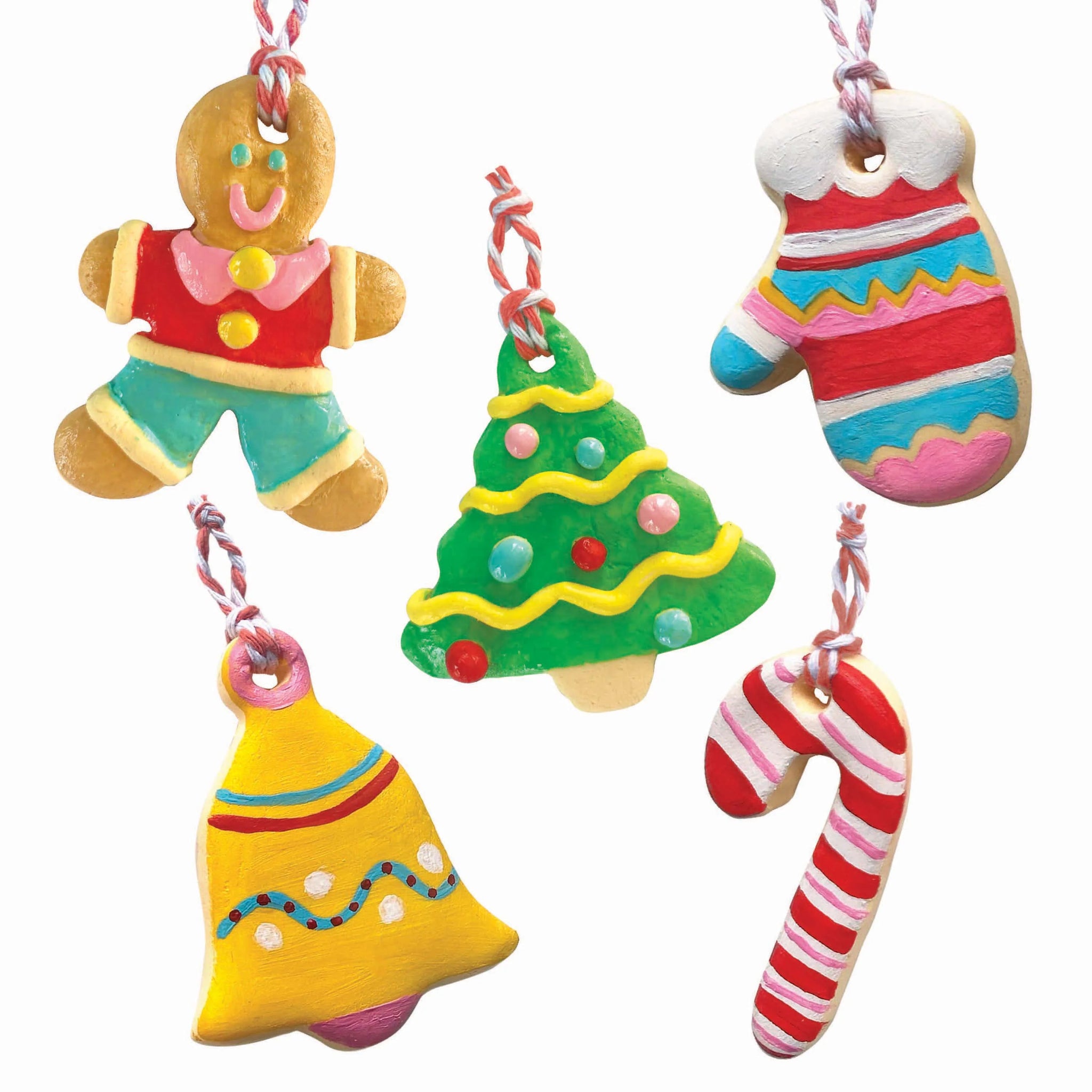 Make and Paint Clay Cookie Ornaments