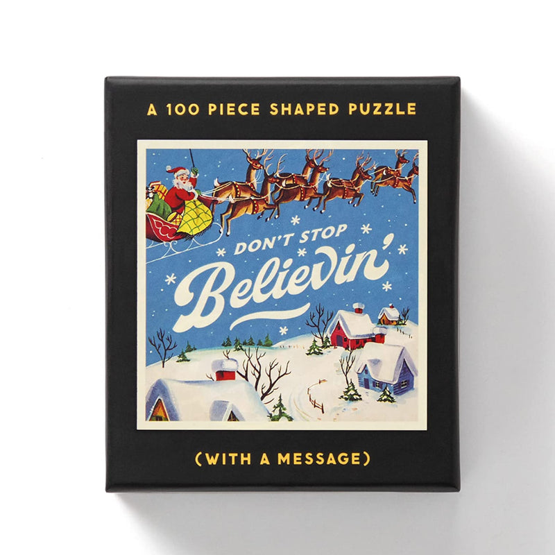 100 Piece Shaped Puzzle - With a Message