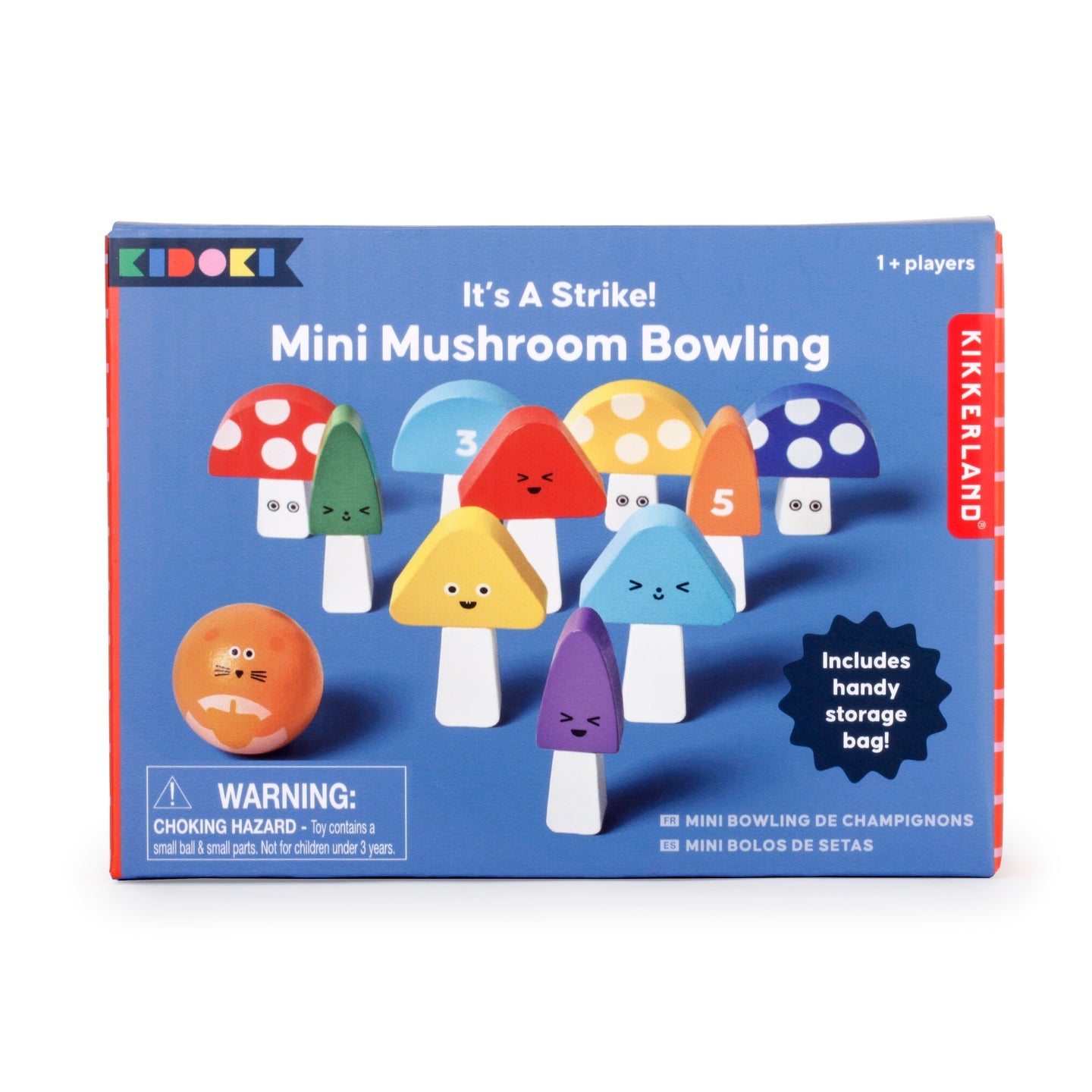 It's A Strike! Mushroom Bowling set