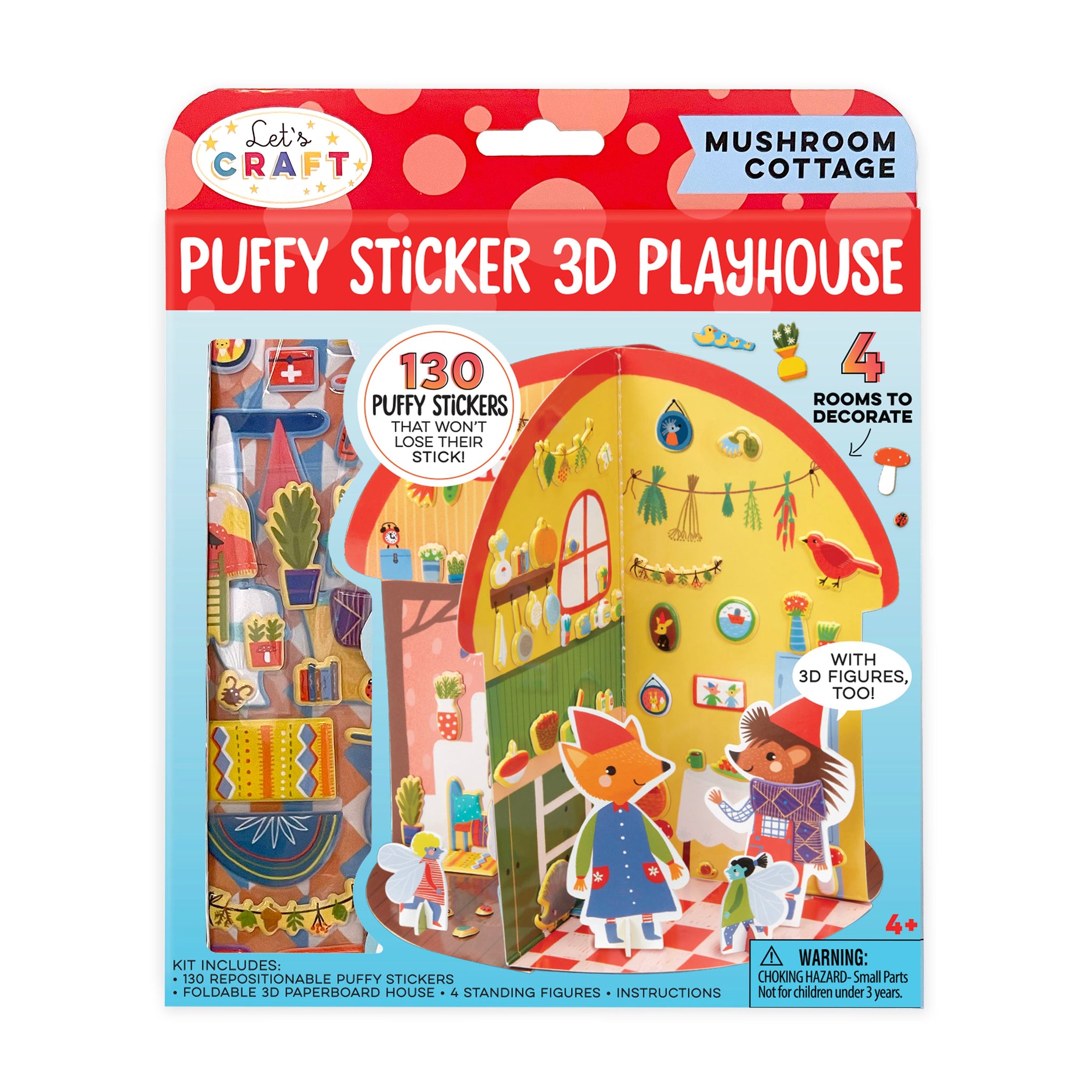 Puffy Sticker Play House