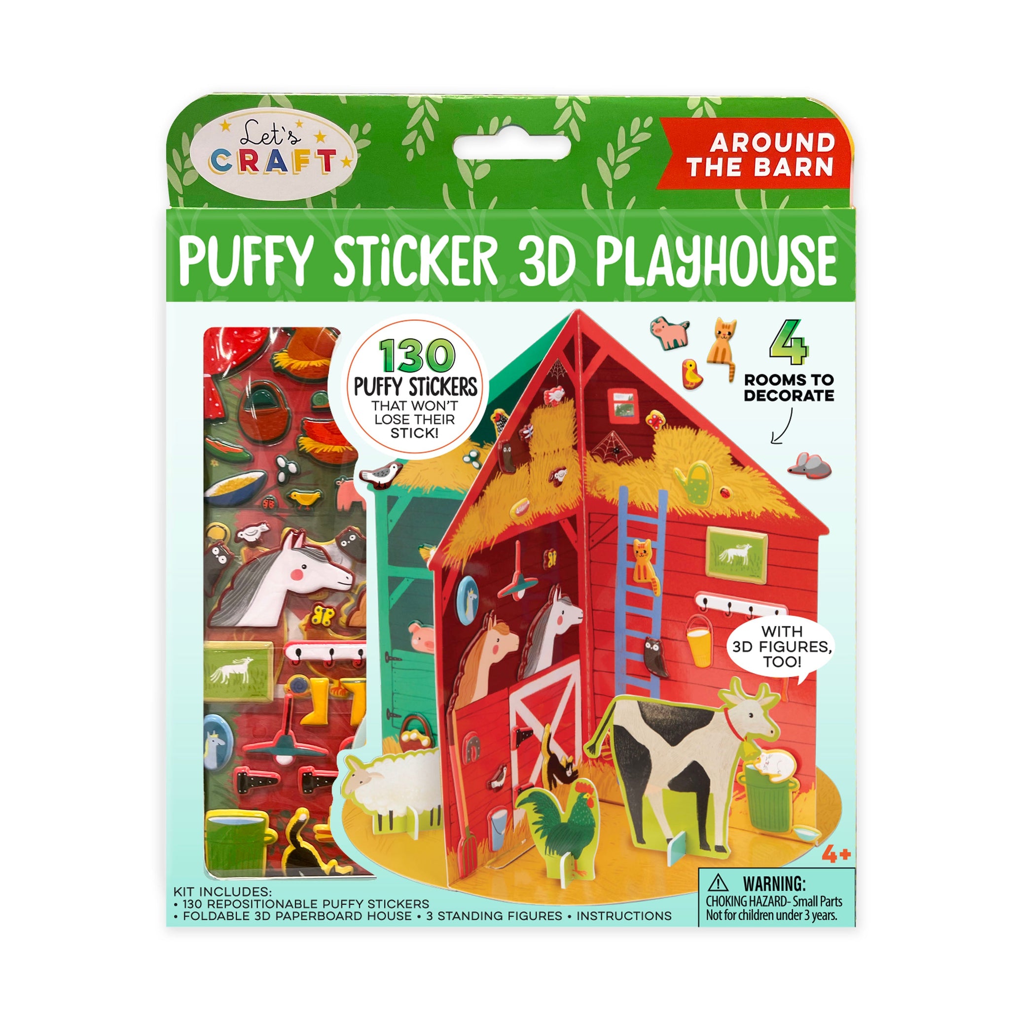 Puffy Sticker Play House