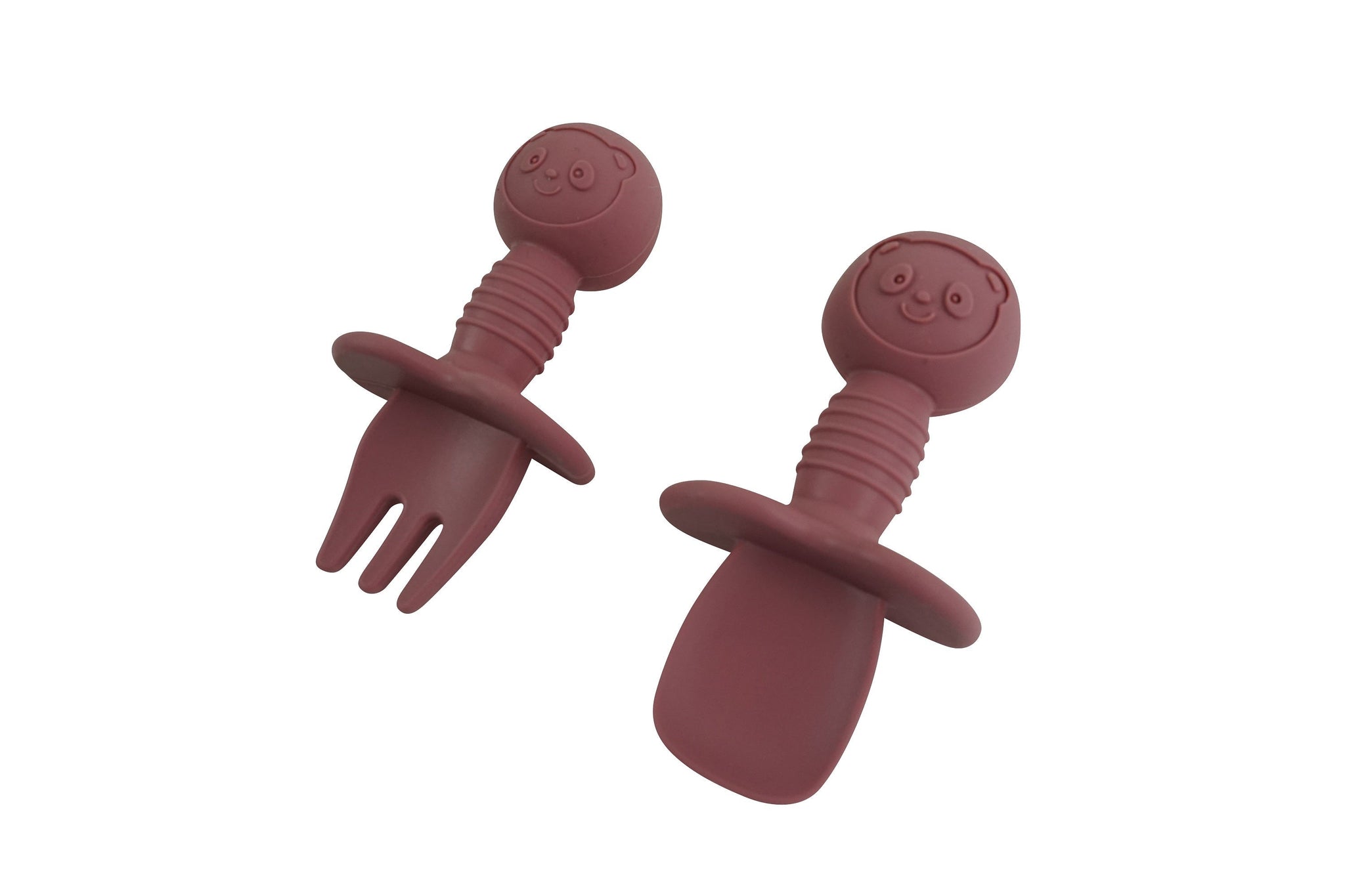 Tiny Teether wood and silicone utensils