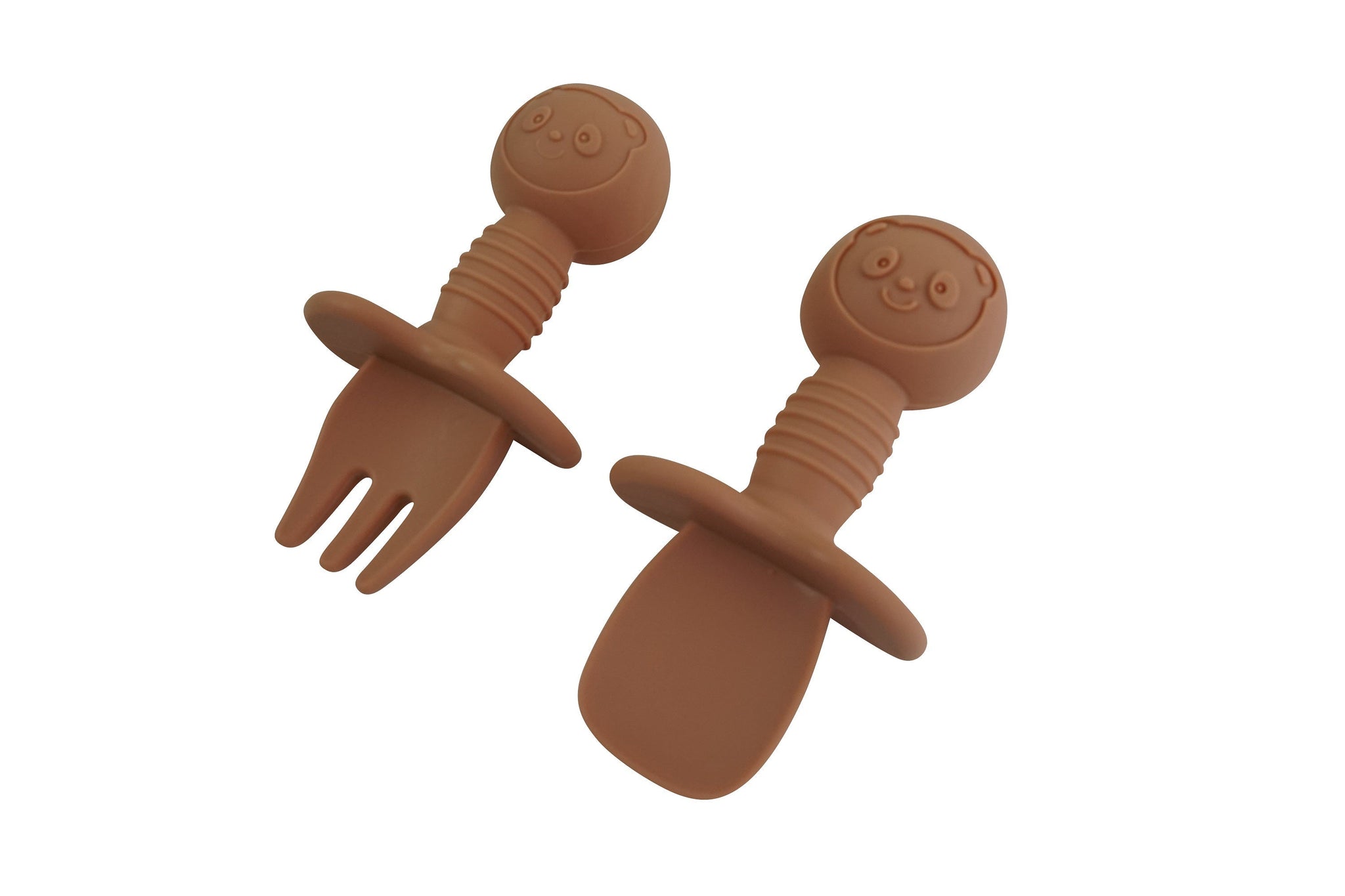 Tiny Teether wood and silicone utensils