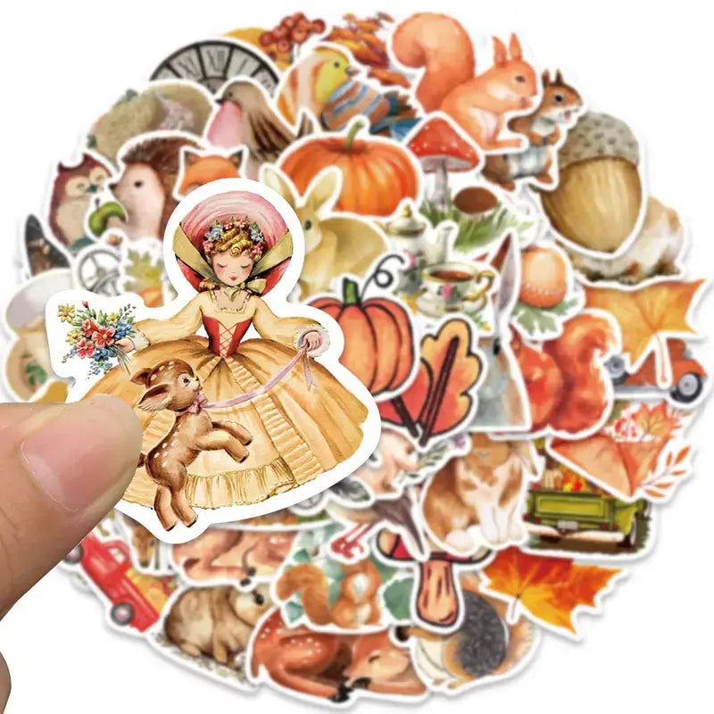 Fall Forest Stickers -  3 for $1