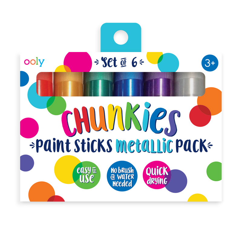Chunkies Paint Sticks METALLIC-6 pack