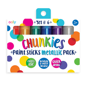 Chunkies Paint Sticks METALLIC-6 pack