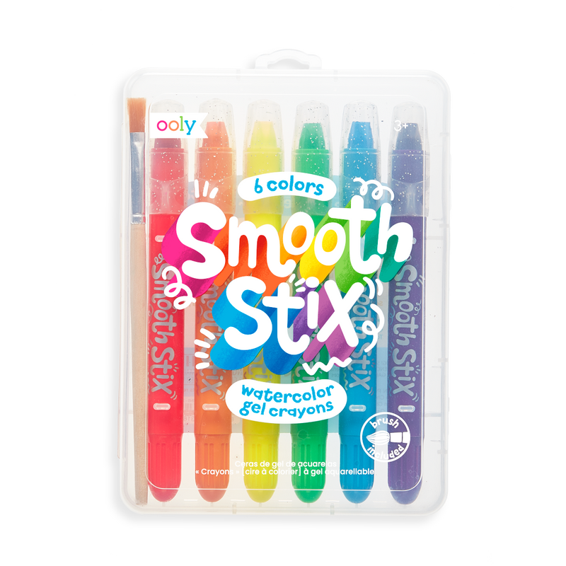 Ooly- SMOOTH STIX Gel Crayons 6pk