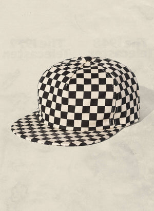 Kids Checkerboard Field Trip Hat Black/white