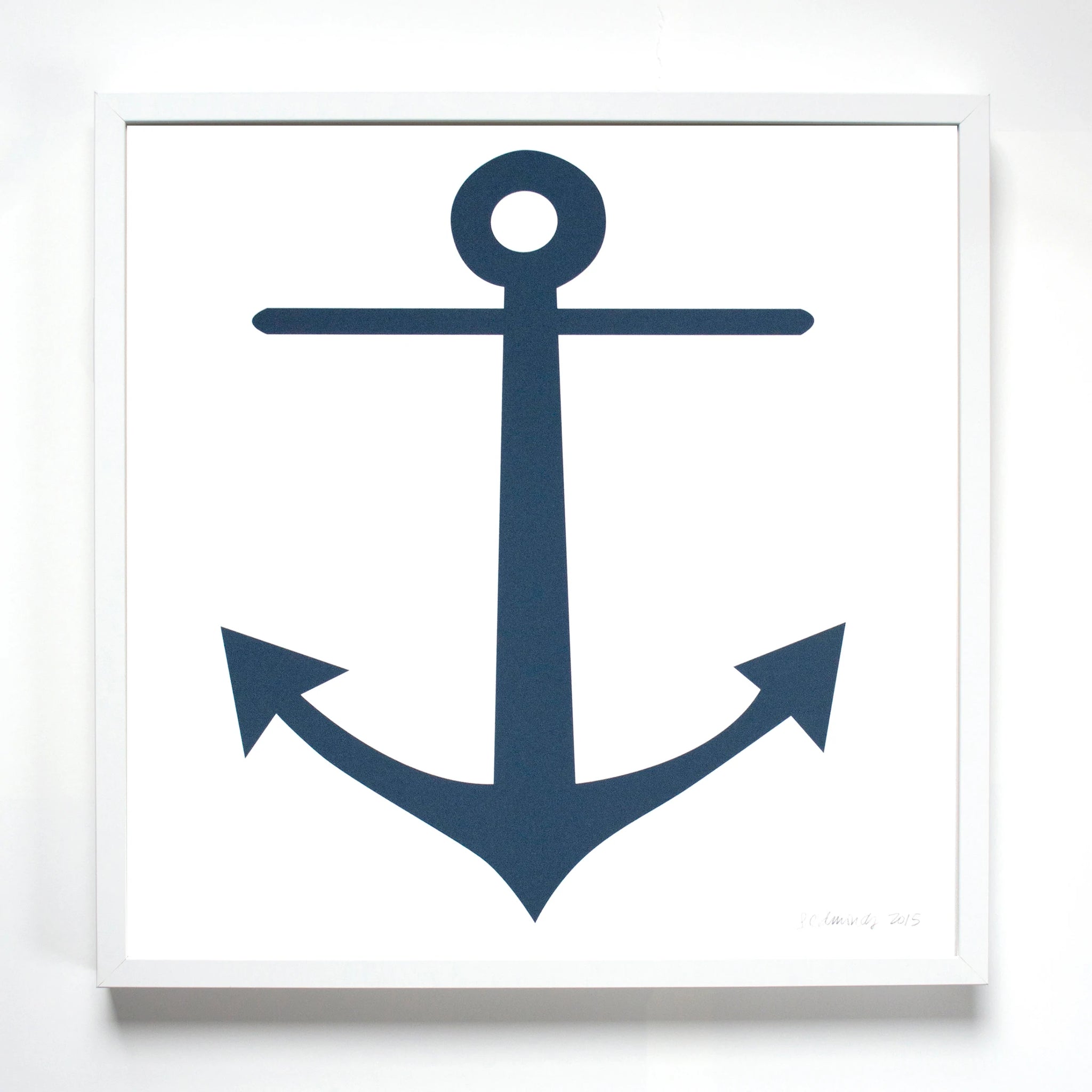 Banquet Art Prints- Navy Anchor