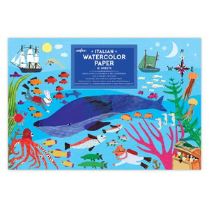 eeBoo Watercolour Paper Pad: In the Sea