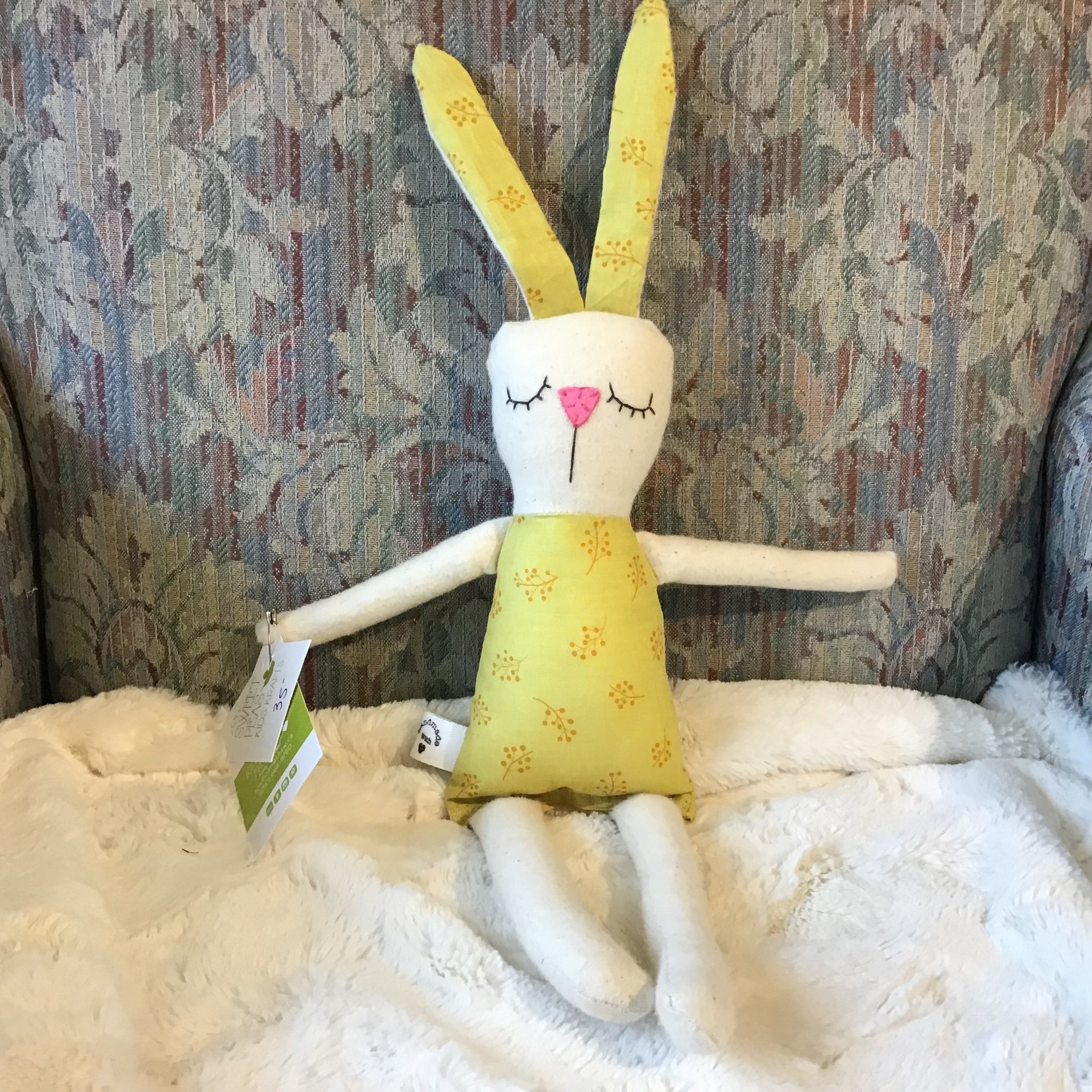 Large Sleeping Bunny - One of a Kind