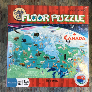 Floor Puzzle - Map of Canada 48 piece